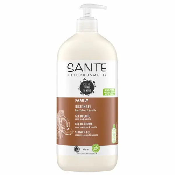 Gel douche Santé Family Vanille Coco Bio - NaturKosmetics