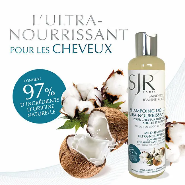 Shampoing Doux ultra-nourrissant sans sulfate - SJR Paris