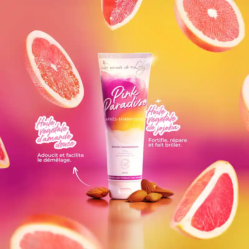 Pink Paradise Après-Shampoing Démêlant - Les Secrets de Loly