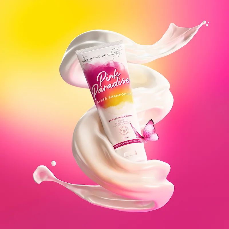 Pink Paradise Après-Shampoing Démêlant - Les Secrets de Loly