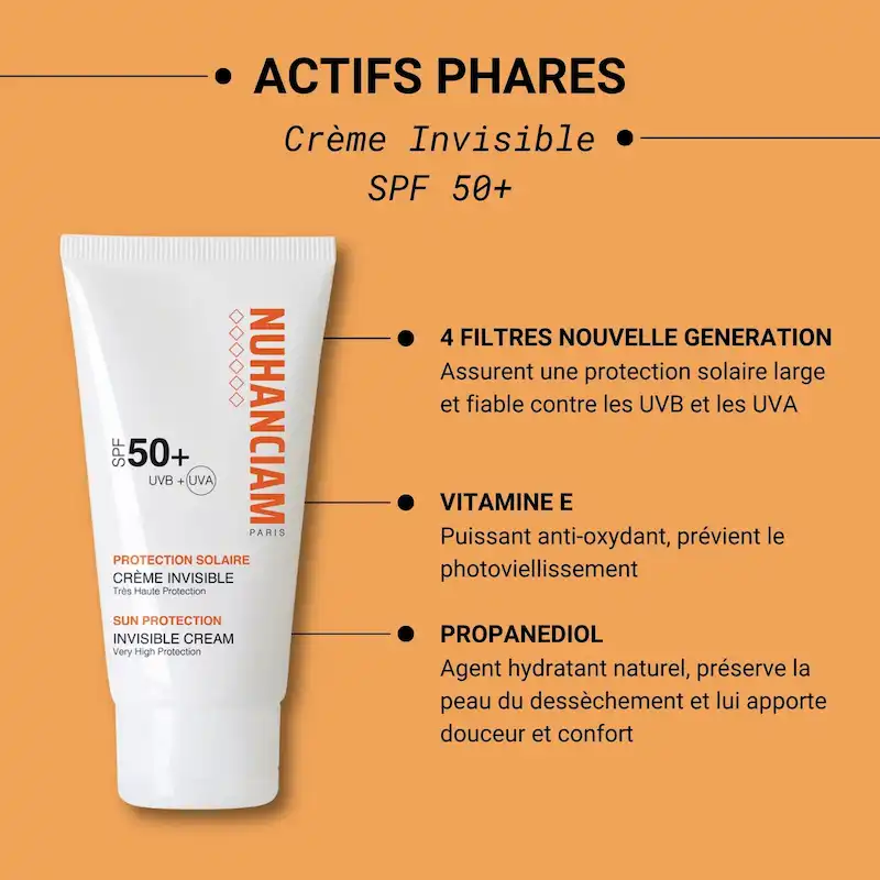 Crème Solaire Invisible SPF 50+ Nuhanciam