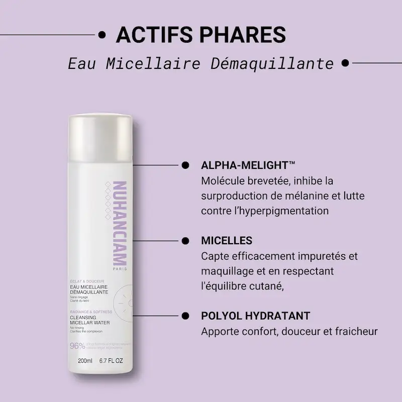 Eau micellaire Démaquillante - Nuhanciam