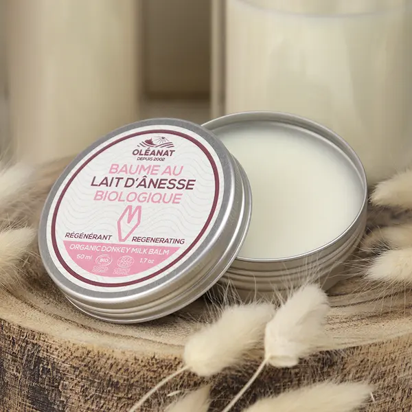Baume Soin Visage Bio au Lait d'Ânesse - Oléanat