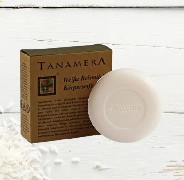 Savon Blanc Ultra-doux au Lait de Riz - Tanamera