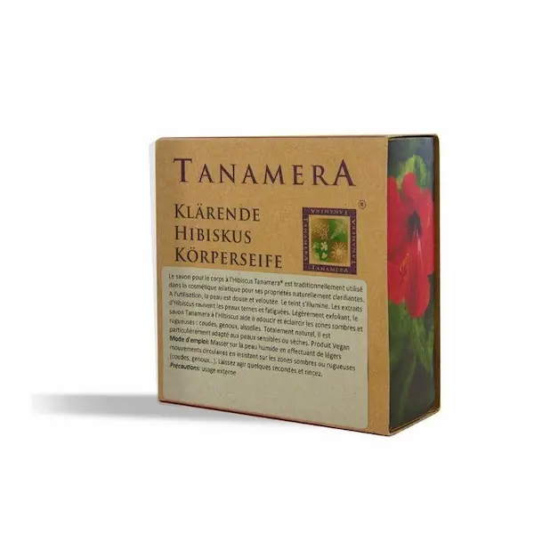 Savon Exfoliant Clarifiant corps à l'Hibiscus - Tanamera