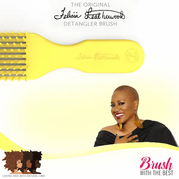 Brosse Démêlante Curl Detangler Jaune Mimosa - Felicia Leatherwood