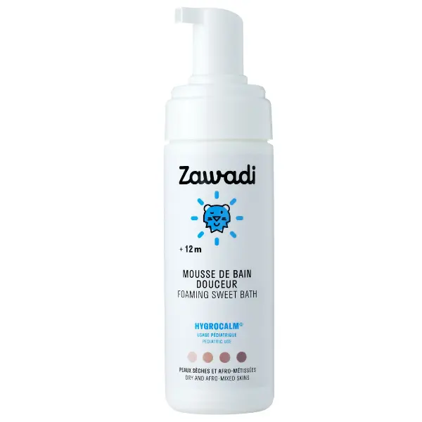 Mousse de Bain Douceur Lavante Bébé et Enfant - Zawadi