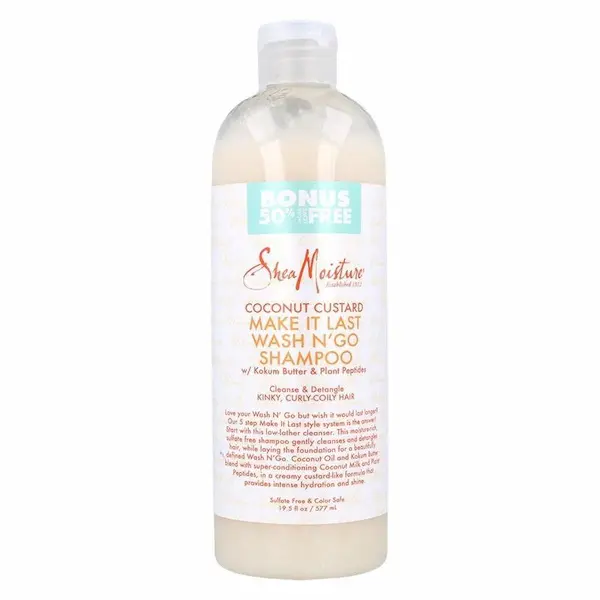 Shampooing Wash and Go Coconut Custard - Shea Moisture