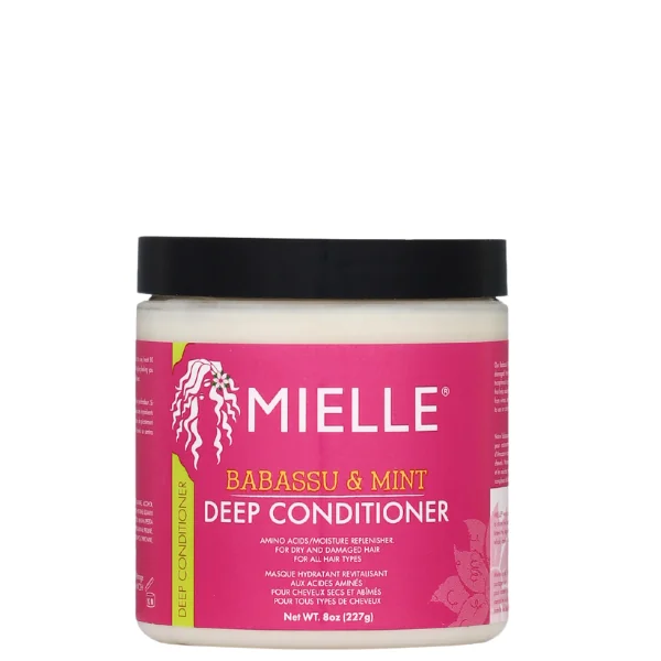 Masque Revitalisant Babassu Oil & Mint Deep Conditioner - Mielle Organics