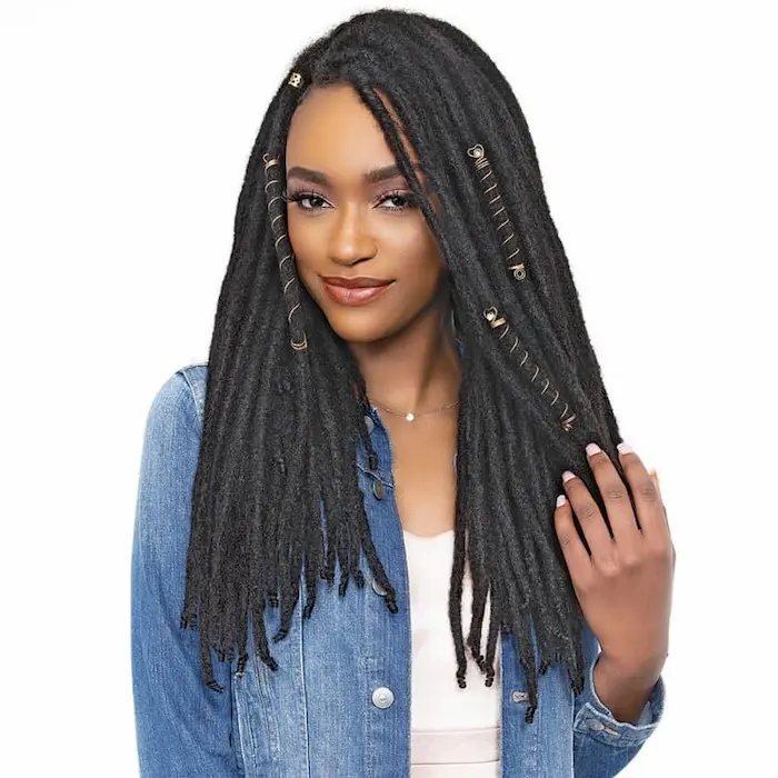 Dreadlocks Extensions Naturelles Loc N Roll Braid 12 pouces - Janet Collection