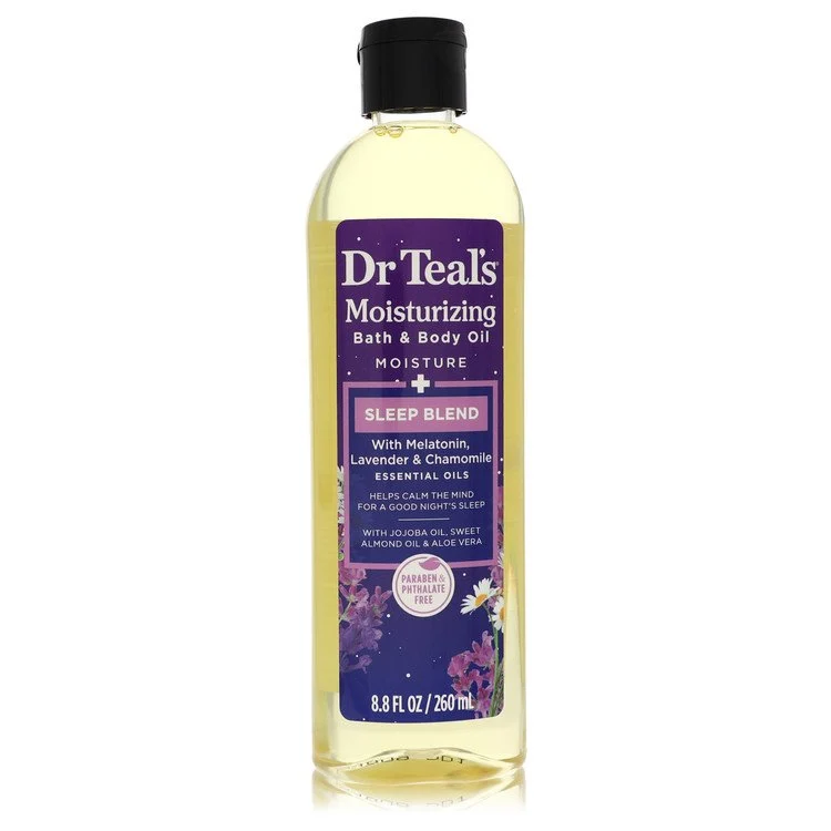 Dr Teal's Moisturizing Bath & Body Oil Sleep Blend Bath & Body Oil with Melatonin, Lavender & Chamomile by Dr Teal's