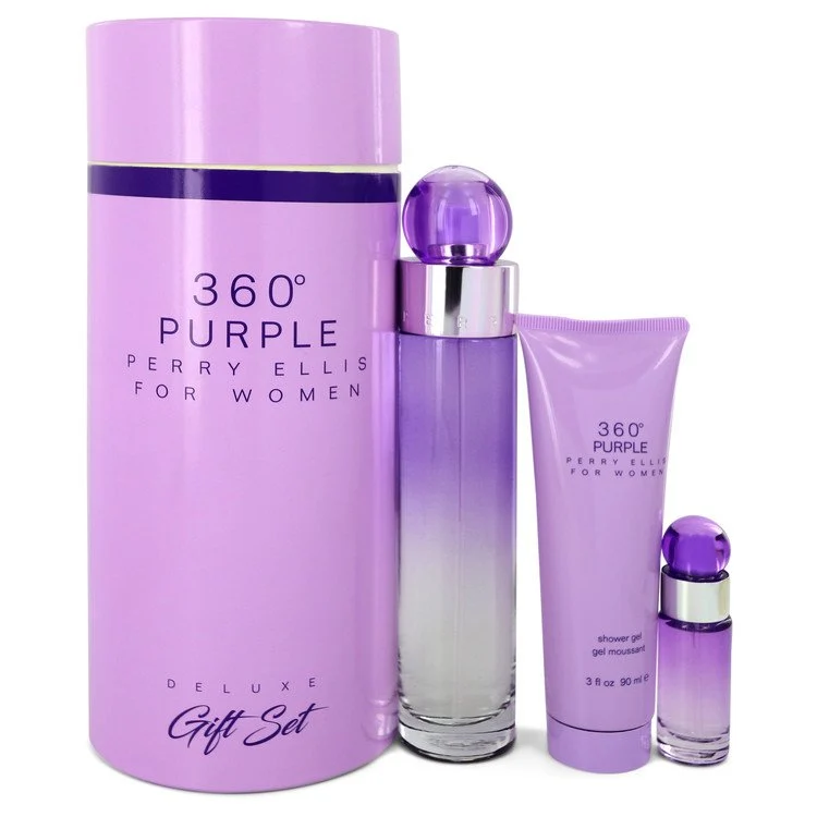360 Purple, Gift Set by Perry Ellis