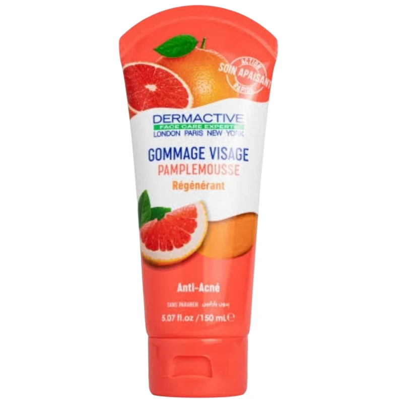 Dermctive Gommage Visage Pamplemousse Régénérant