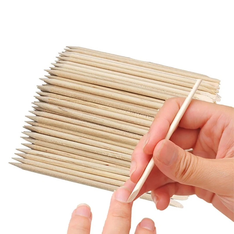 Bâton De Cuticule Bâton En Bois Ongles À Deux Extrémités