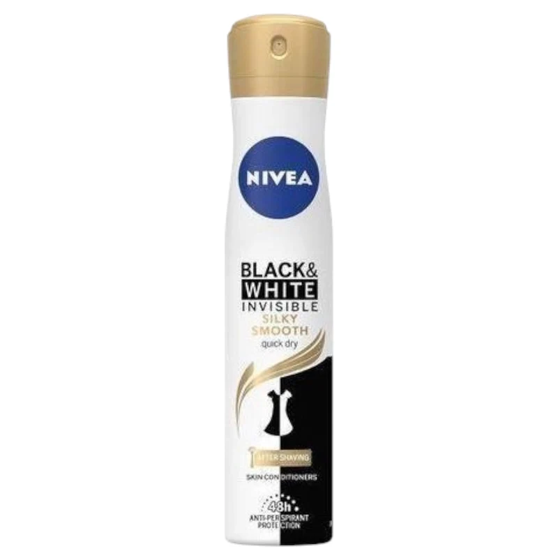 Nivea Déodorant Femme Black & White Invisible Silky Smooth ×5 Anti 72H Spray