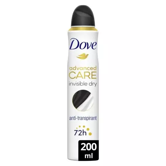 Dove Déodorant Anti-Transpirant Fressia & Fleur De Violette Invisible Dry Advanced Care Spray