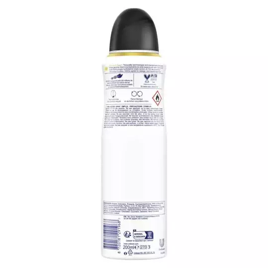 Dove Déodorant Anti-Transpirant Fressia & Fleur De Violette Invisible Dry Advanced Care Spray