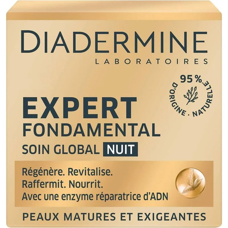Diadermine Expert Fondamental Crème De Nuit Peaux Matures Et Exigeantes