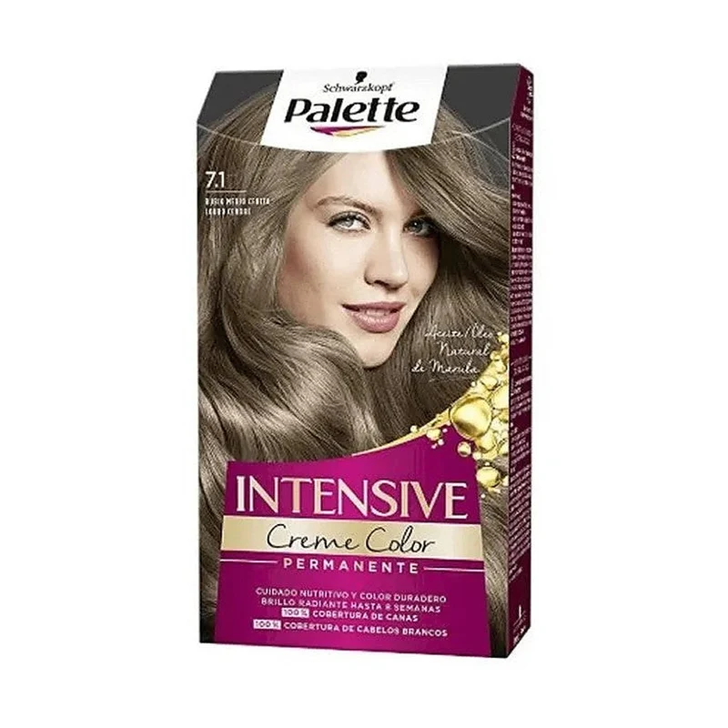 Schwarzkopf Palette Intensive Colore Biondo Cenere Medio 7.1 — Colorazione capelli