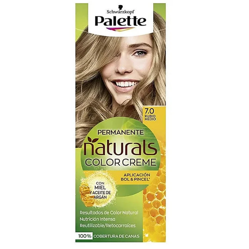 Schwarzkopf Palette Naturals Colore Crema Biondo Medio 7.0 — Colorazione capelli