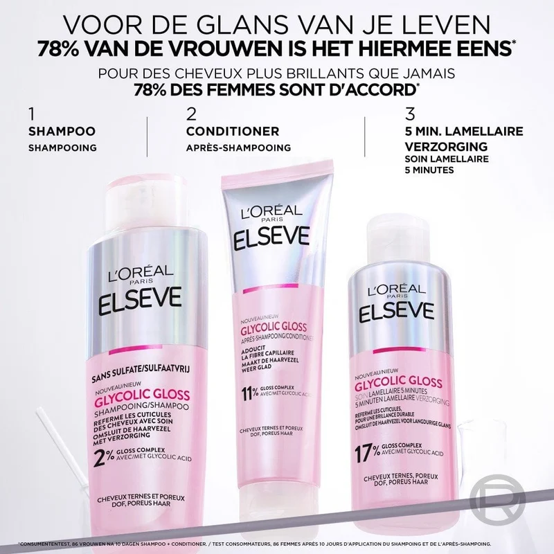 Elseve/Elvive Glycolic Gloss Démêlant Gloss