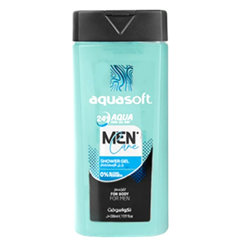Aquasoft Aiua Cool All Day Men Cane Shower Gel 0% Alcool Paraben Bodr For Men