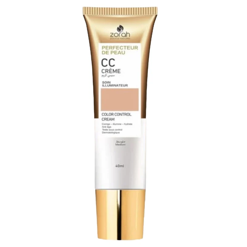 Zorah Perfecteur De Peau Cc Créme Soin Illumina Teur Color Control Cream Medium