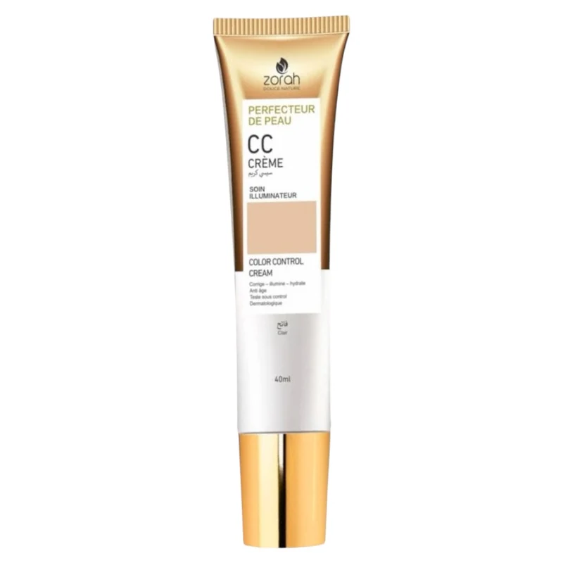 Zorah Perfecteur De Peau Cc Créme Soin Illumina Teur Color Control Cream Claire