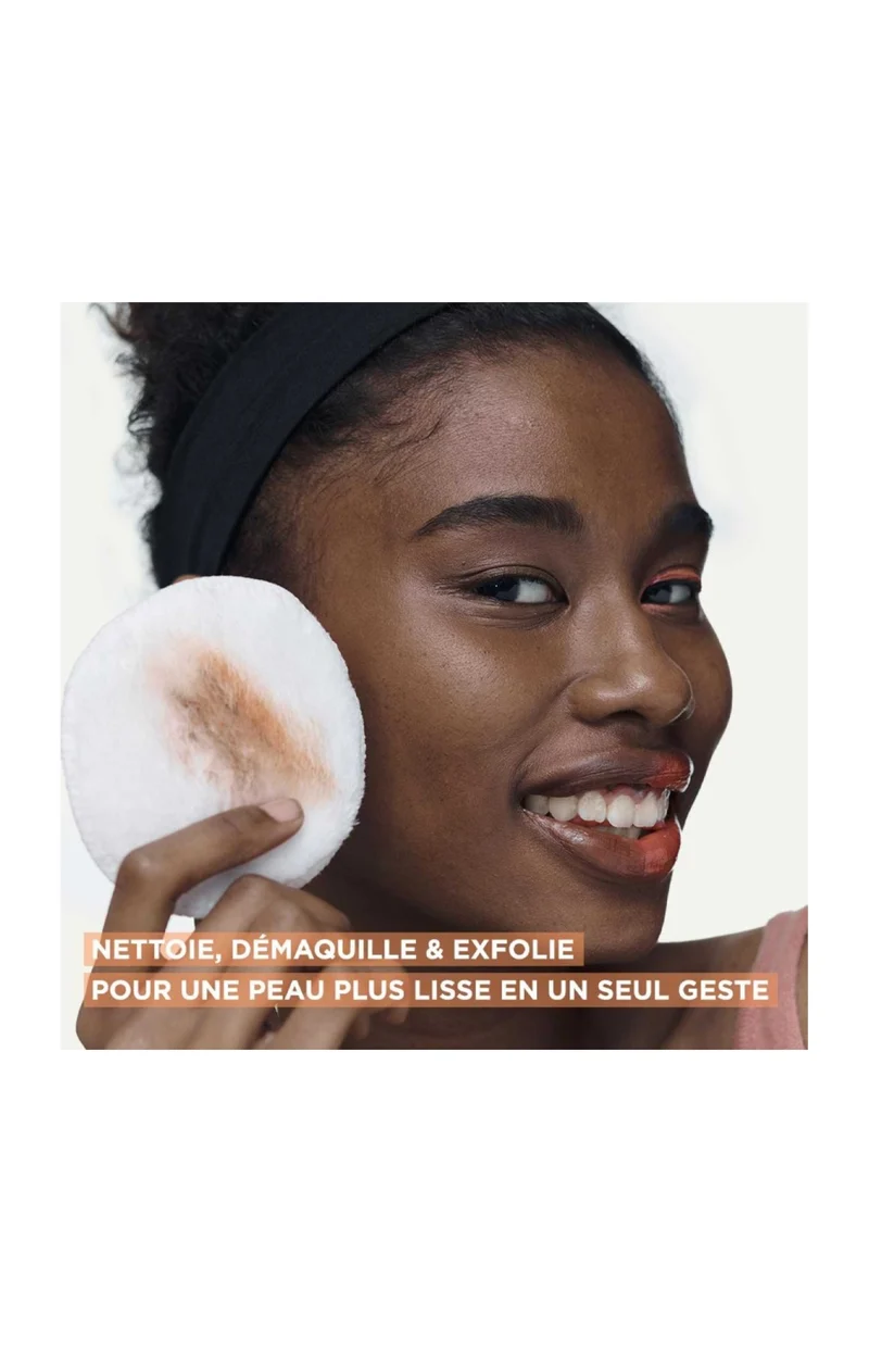 Eau micellaire exfoliante - SkinActive - Vitamine C & acide glycolique - Visage