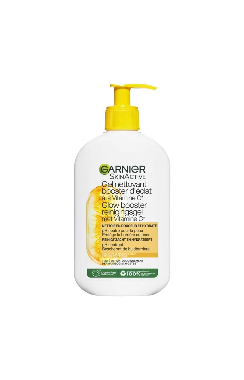 Gel nettoyant booster d'éclat - Vitamine C - Peaux ternes