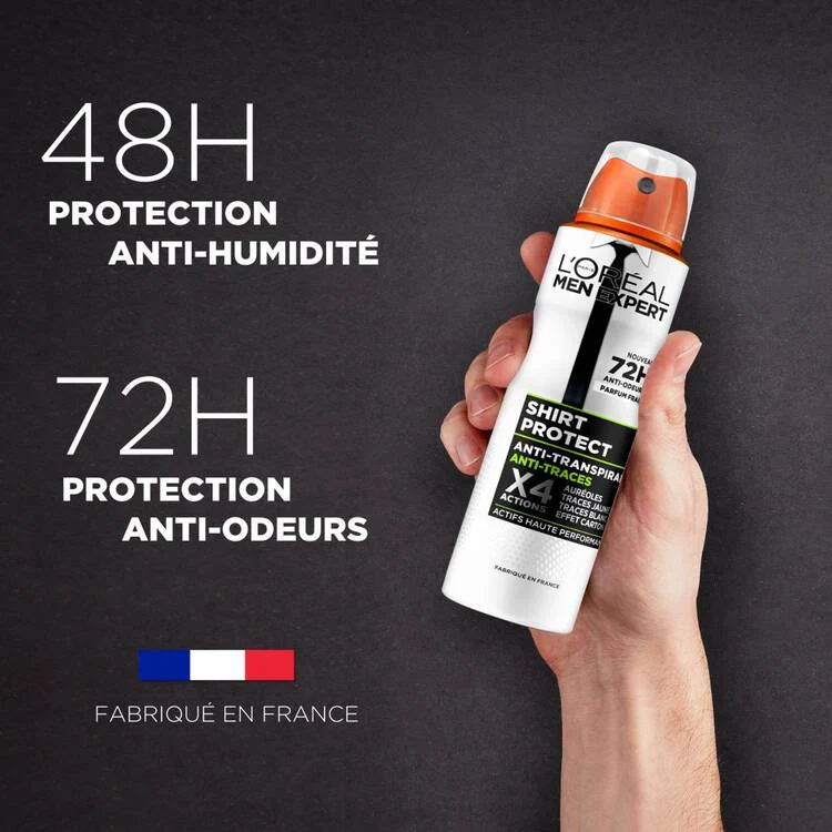 L'Oréal Men Expert Déodorant Spray Anti-Traces Shirt Protect