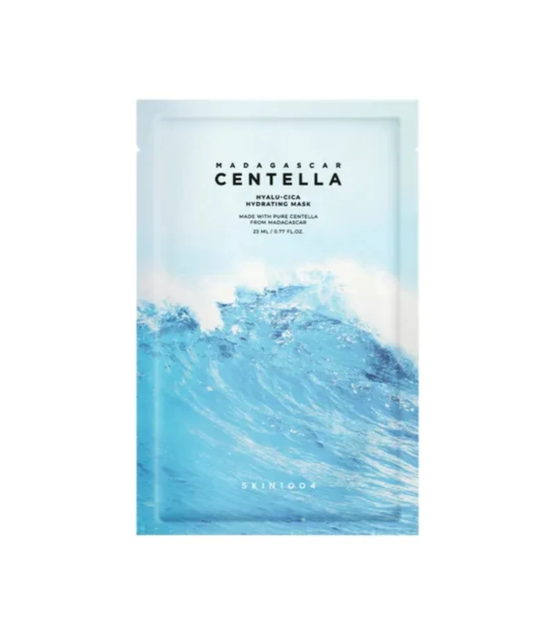 Skin1004 Madagascar Centella Hyalu-Cica Maschera Tessuto Idratante 23ml — Maschera in tessuto
