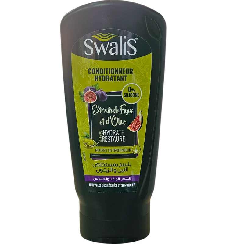 Swalis Conditionneur Hydratant Gxtraits De Figue Et D'Olive Hydrate