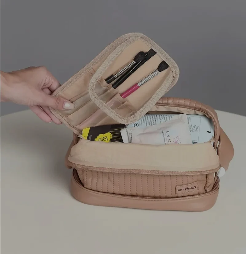 Trousse De Maquillage Pour Sac À Main Pochette Cosmétique