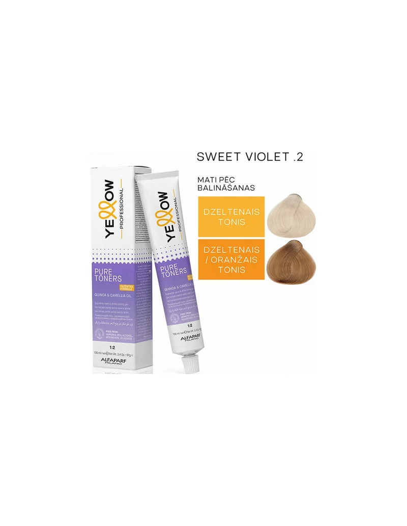 Alfaparf Yellow Pure Toners 2 Sweet Violet 100 ml — Tonalizzante capelli