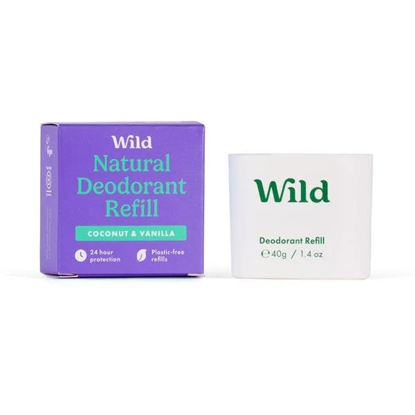 Wild Coconut & Vanilla 40 g — Ricarica Deodorante Solido