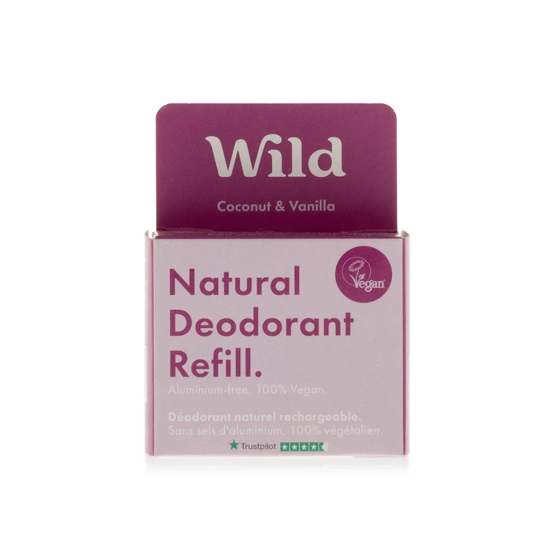 Wild Coconut & Vanilla 40 g — Ricarica Deodorante Solido