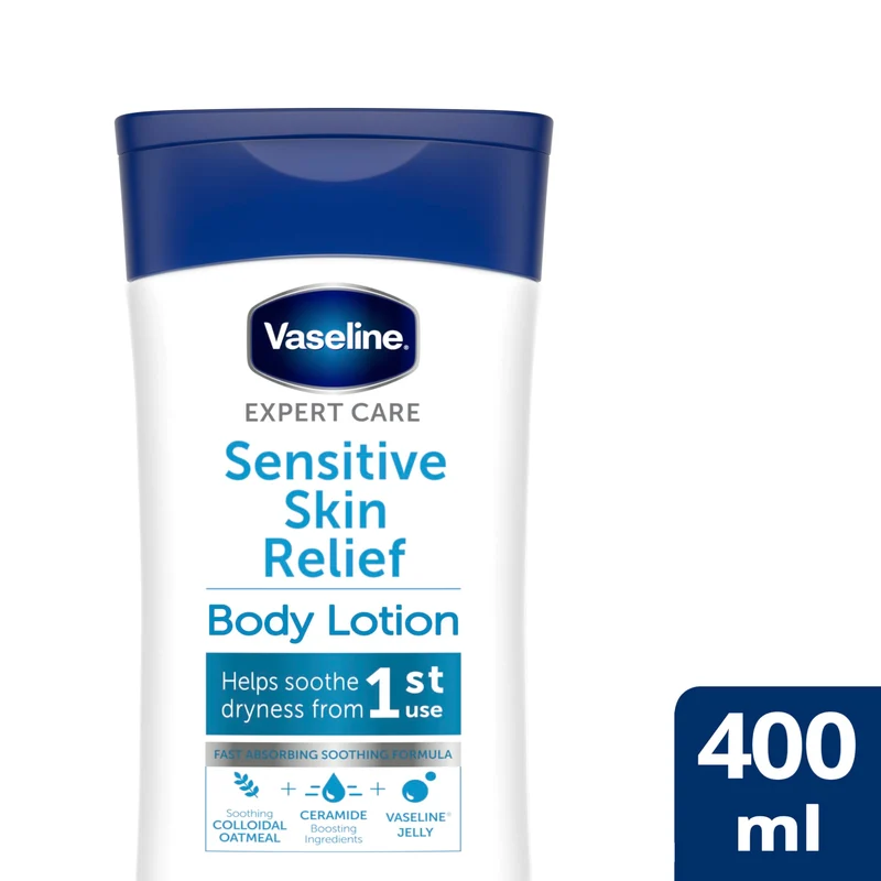 Vaseline Sensitive Skin Relief Latte corpo 400 ml — Lozione corpo