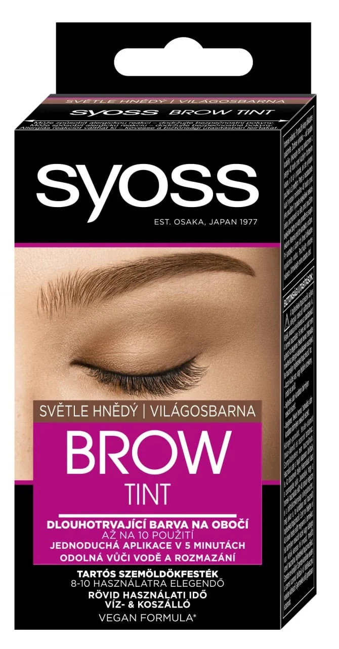 Syoss Tinta sopracciglia Castano chiaro 10 ml — Tinta sopracciglia