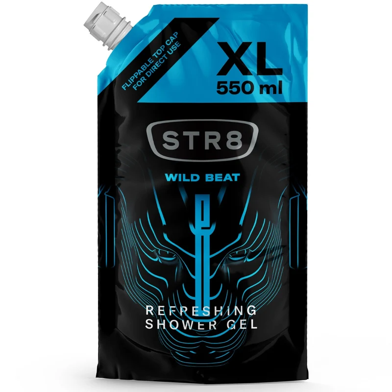 STR8 Wild Beat gel doccia ricarica 550ml — Gel doccia