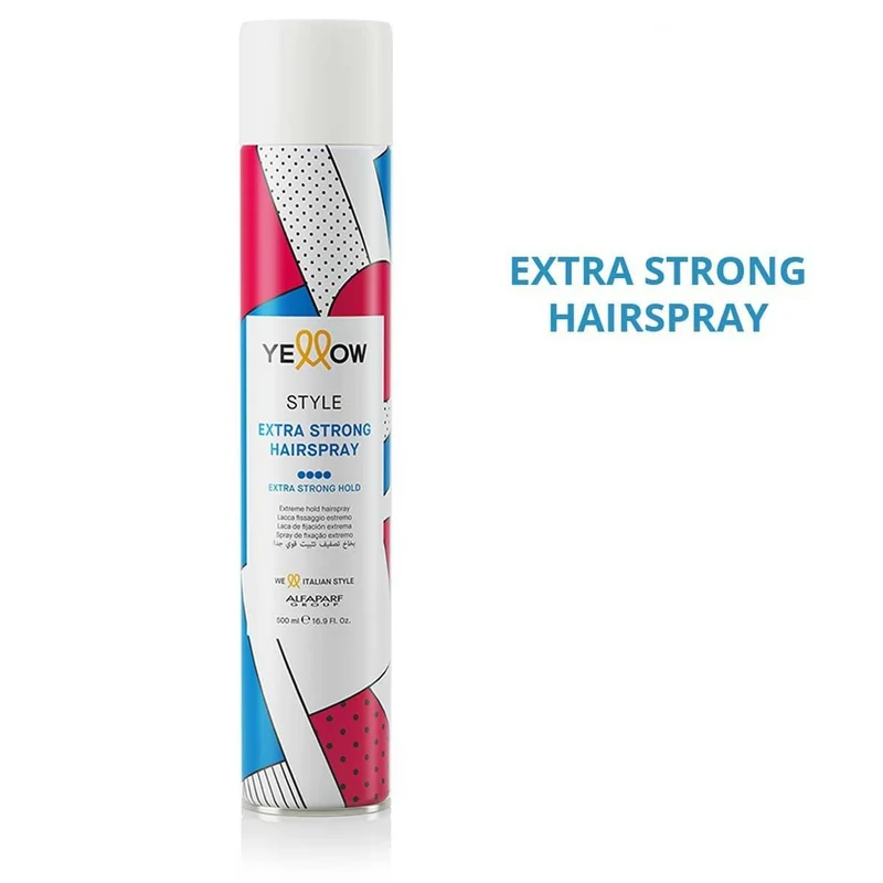 Alfaparf Yellow Lacca Per Capelli Extra Strong 500 ml — Lacca per capelli