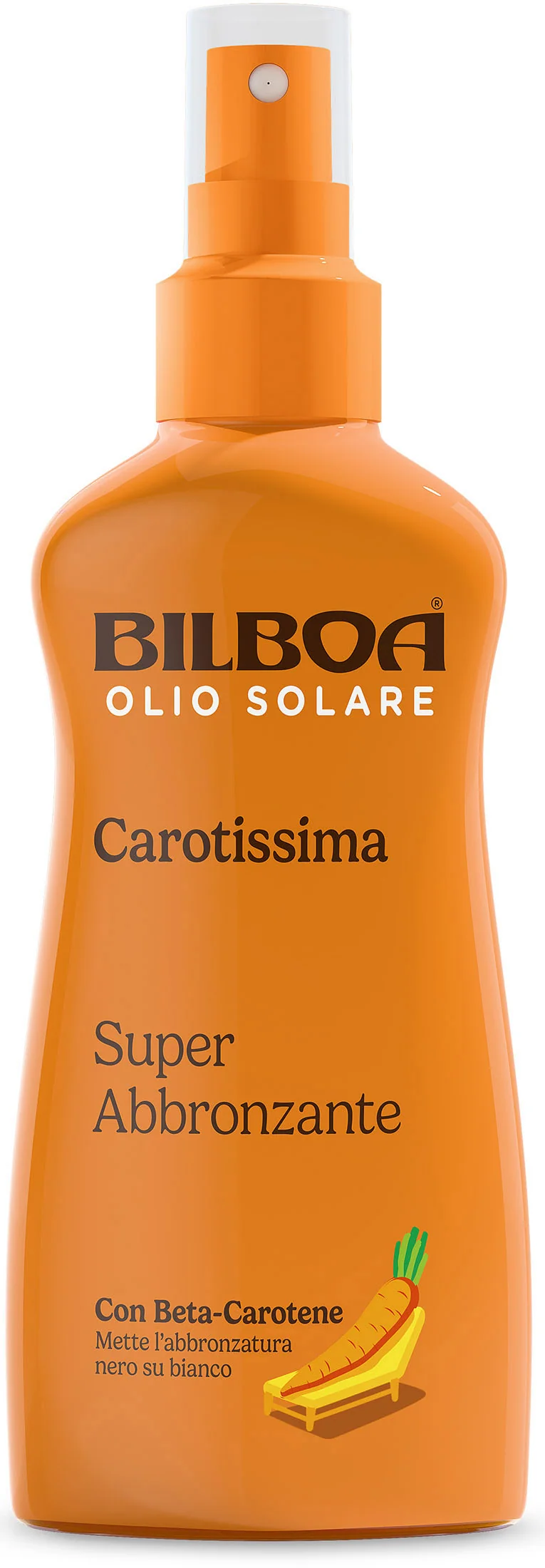 Bilboa Carotissima olio abbronzante spray con beta-carotene 200 ml — Olio solare
