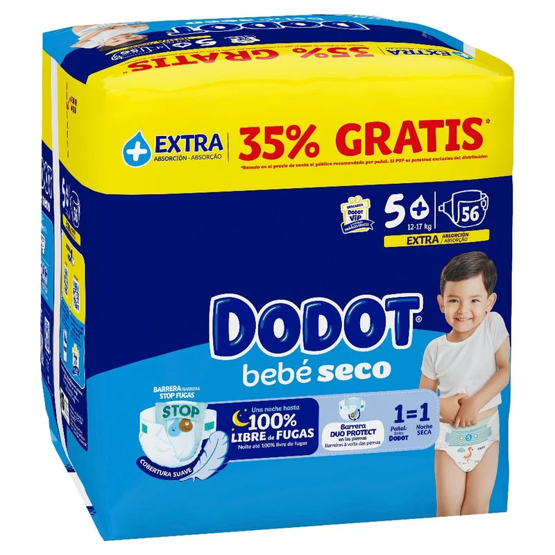 Dodot T5 Extra 56 Unità — Pannolino