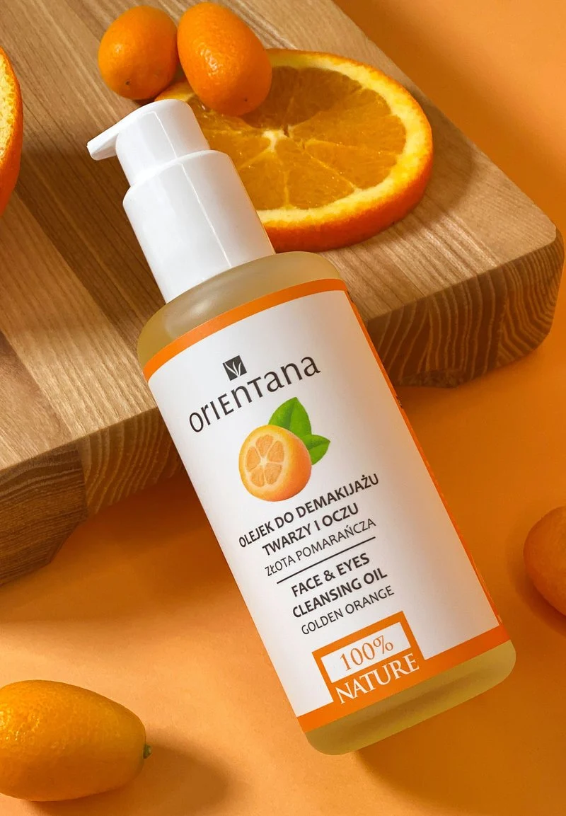 Orientana Golden Orange olio detergente viso occhi 150 ml — Olio detergente