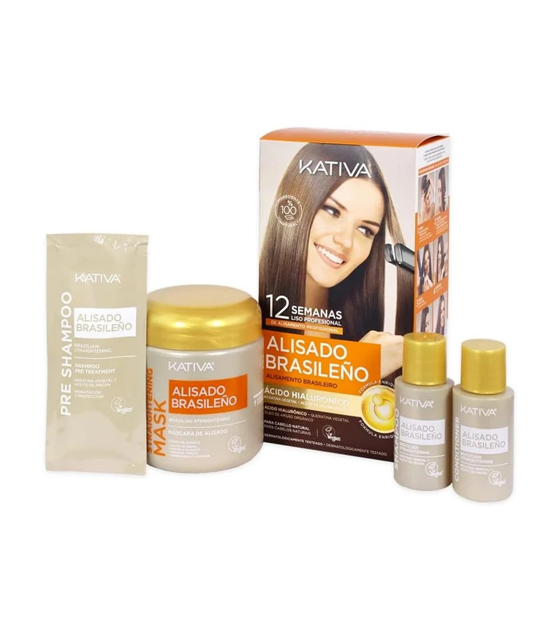 Kativa Kit lisciante brasiliano Veg C-All — Kit trattamento lisciante