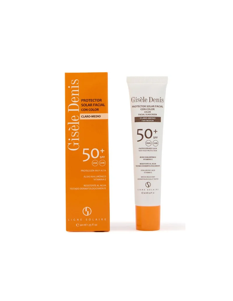 Gisèle Denis Color Crema Solare Viso Spf50+ Fair/Media 40 ml — Crema solare
