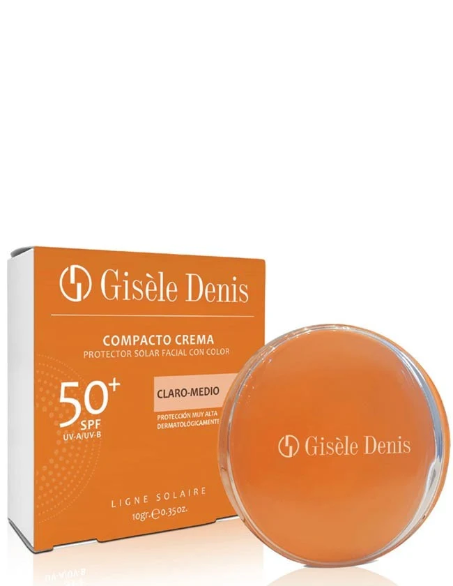 Gisèle Denis Crema Solare Viso Compatta SPF50+ Fair-Media 10 g — Solare Viso