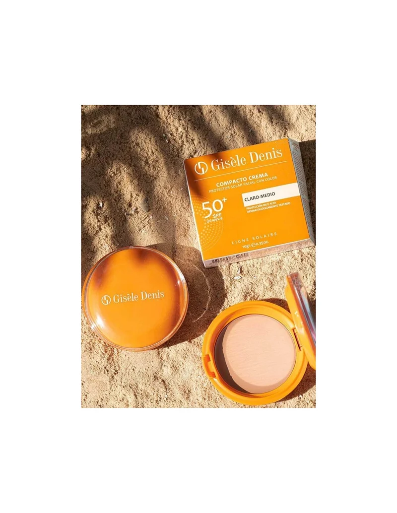 Gisèle Denis Crema Solare Viso Compatta SPF50+ Fair-Media 10 g — Solare Viso