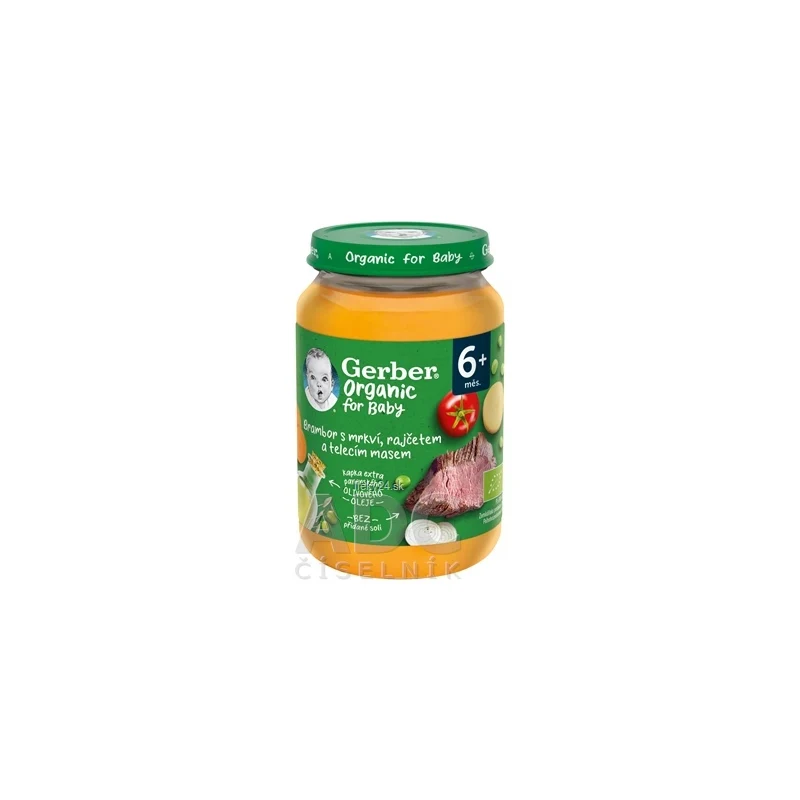 Gerber Organic Verdure Bio Vitello 190 g — Omogeneizzato