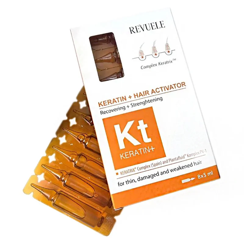 Revuele Keratin+ 8 x 5 ml — Trattamento capelli